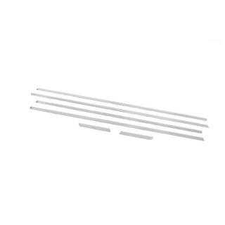 Cornici finestrini Carmos (6 pz, acciaio inox) Fiat Punto Grande/EVO 2006-2018 foto 3