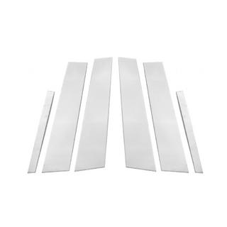 Coperture montanti porta in acciaio inox Renault Megane III 2009-2016 foto 2