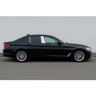 Coperture montanti porta in acciaio inox (6 pz) BMW Serie 5 G30/G31 2017–2023 foto 1