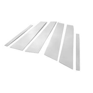 Coperture montanti porta in acciaio inox (6 pz) BMW Serie 5 G30/G31 2017–2023 foto 3