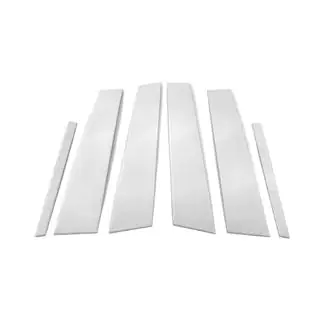 Coperture montanti porta in acciaio inox (6 pz) foto 2