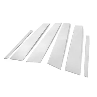 Coperture montanti porta in acciaio inox (6 pz) foto 3