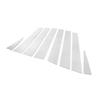 Coperture montanti porta in acciaio inox (8 pz) foto 3