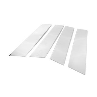Coperture montanti porta in acciaio inox (4 pz) Alfa Romeo Giulietta 2010-2020 foto 3