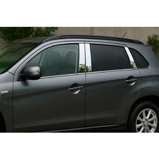 Coperture montanti porta in acciaio inox (6 pz) Mitsubishi ASX 2010-2023 foto 1