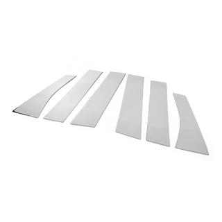 Coperture montanti porta in acciaio inox (6 pz) Mitsubishi ASX 2010-2023 foto 3