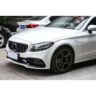 Kit carrozzeria con diffusore (design AMG C63 2018-2021) Mercedes C-сlass W205 2014-2021 foto 1