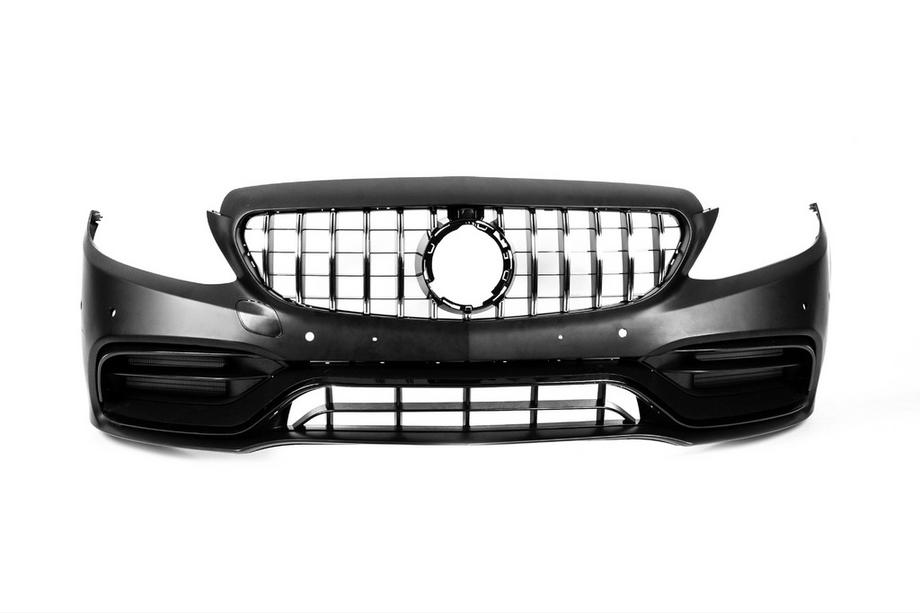 Mercedes C-class W205 2014-2021 Kit carrozzeria con diffusore (design AMG C63 2018-2021) Foto 11