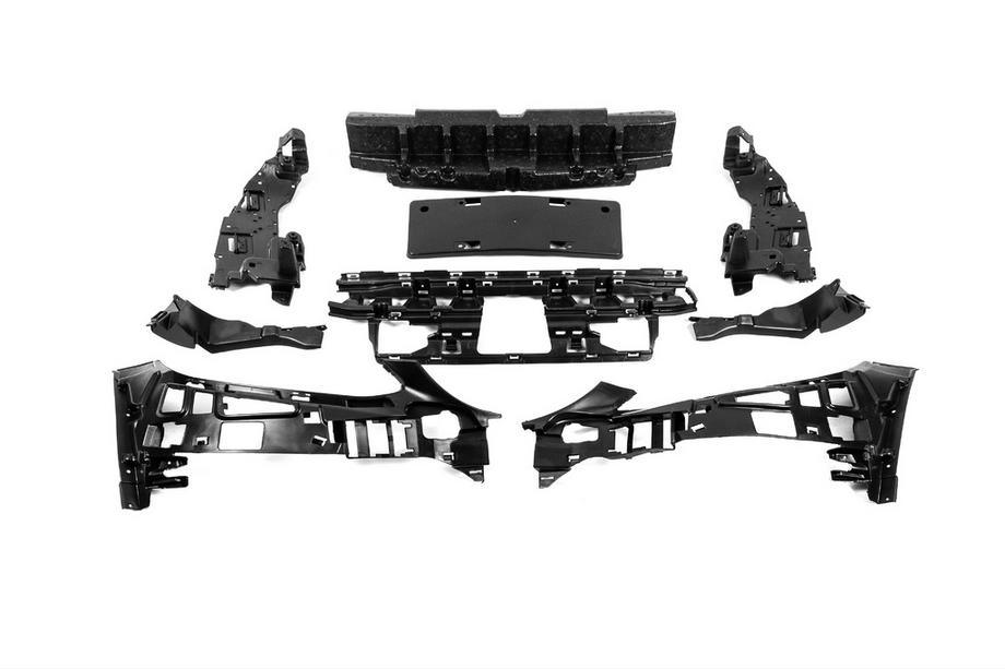 Mercedes C-class W205 2014-2021 Kit carrozzeria con diffusore (design AMG C63 2018-2021) Foto 16
