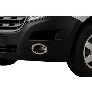 Coperture fendinebbia Carmos (2 pz, acciaio inox) Opel Movano 2010-2021 foto 1
