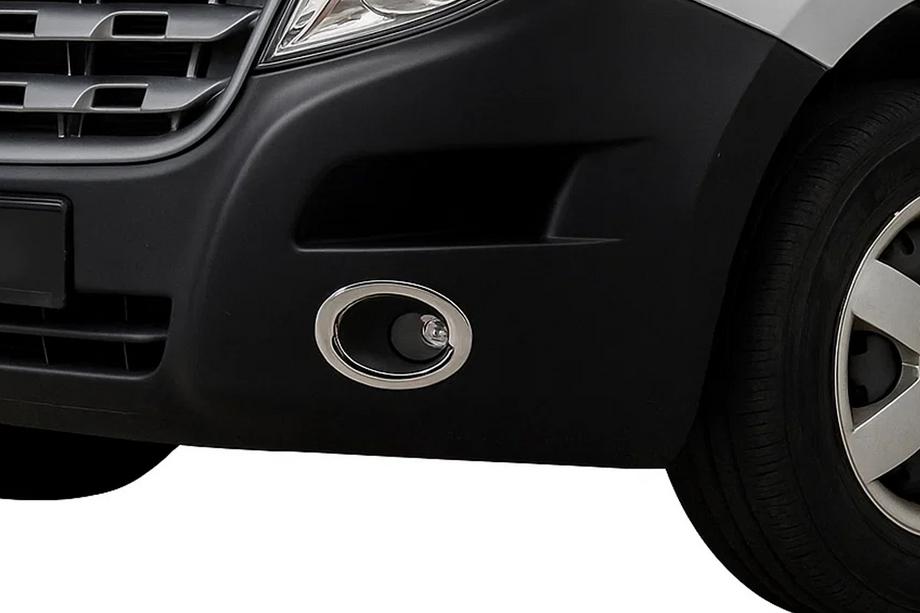 Nissan NV400 2010-2024 Coperture fendinebbia Carmos (2 pz, acciaio inox) Foto 1
