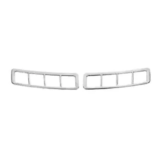 Coperture prese d'aria cofano (2 pz) acciaio inox Carmos Ford Transit 2014- foto 1