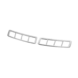 Coperture prese d'aria cofano (2 pz) acciaio inox Carmos Ford Transit 2014- foto 2