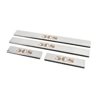 Battitacco Carmos (4 pz, acciaio inox) Peugeot 508 2010-2018 foto 2