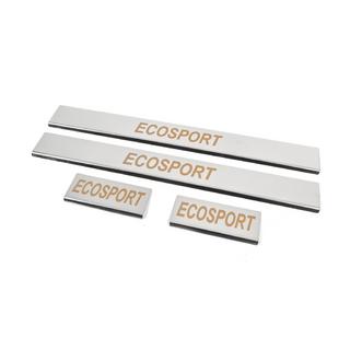 Battitacco Carmos (4 pz, acciaio inox) Ford Ecosport 2013-2022 foto 2