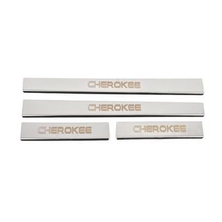 Battitacco Carmos V-2 (4 pz, acciaio inox) Jeep Grand Cherokee WK 2004-2010 foto 1