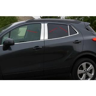 Modanature Montanti Porta in Acciaio Inox (6 pz) Opel Mokka 2012-2021 foto 1