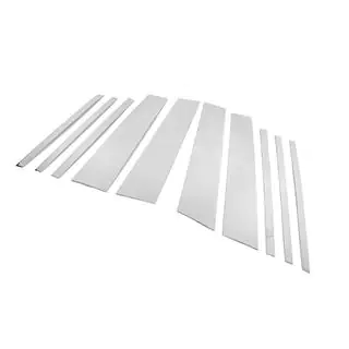 Modanature montanti porta in acciaio inox (10 pz) foto 3