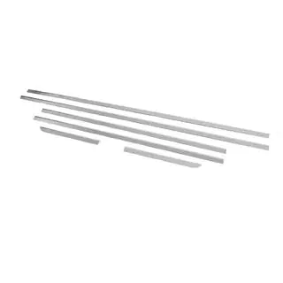Cornici finestrini acciaio inox (6 pz) foto 3
