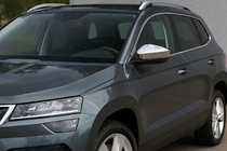 Skoda Karoq 2018- Coperture Specchietti (2 pz, Acciaio Inox) Carmos foto 1