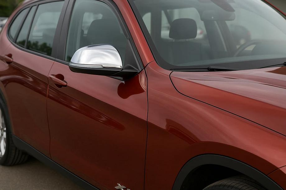 BMW X1 E84 2009-2015 Coperture Specchietti (2 pz, Acciaio Inox) Carmos Foto 1