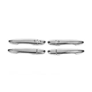 Coperture Maniglie Porta Cromate (4 pz, Acciaio Inox) foto 2