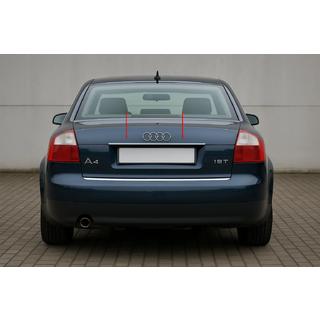 Modanatura sopra targa (Carmos acciaio inox) V-2 Audi A4 B6 2000-2004 foto 1
