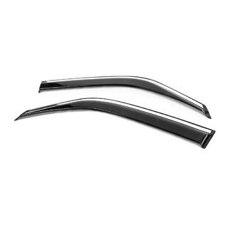 Deflettori Finestrini (2 pz, EuroCap, Cromo) Volkswagen Crafter 2006-2016 foto 3