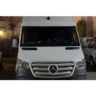 Visiera parabrezza su telaio (Bianco, 5mm) Mercedes Sprinter W907/W910 2018- foto 4