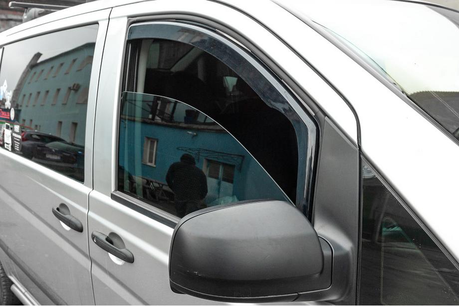 Mercedes Vito W639 2004-2014 Deflettori aria ad incastro Niken Luxury (2 pz) Foto 9