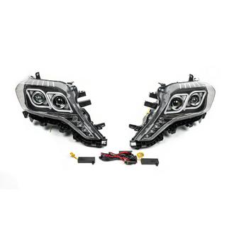 Fari anteriori FullLED (2013-2017, Set 2 pezzi) Toyota Land Cruiser Prado 150 2009-2023 foto 1