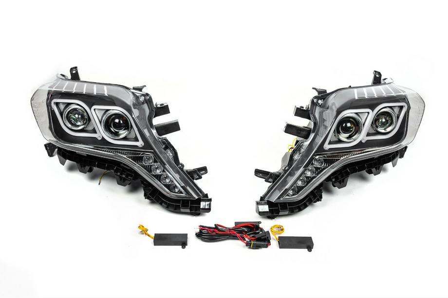 Toyota Land Cruiser Prado 150 2009-2023 Fari anteriori FullLED (2013-2017, Set 2 pezzi) Image