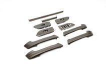 Toyota Land Cruiser Prado 150 2009-2023 Set inserti finitura legno scuro foto 3
