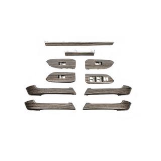 Set inserti finitura legno scuro Toyota Land Cruiser Prado 150 2009-2023 foto 1