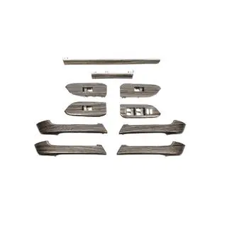 Set inserti finitura legno scuro Toyota Land Cruiser Prado 150 2009-2023 foto 1