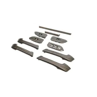 Set inserti finitura legno scuro Toyota Land Cruiser Prado 150 2009-2023 foto 2