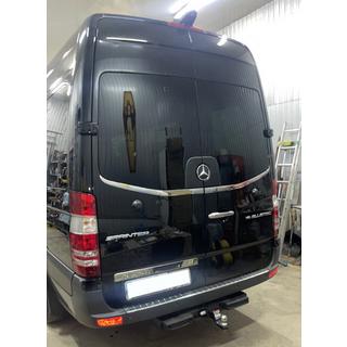 Cornice vetro posteriore Carmos (2 pz, acciaio inox) Mercedes Sprinter W906 2006–2018 foto 4