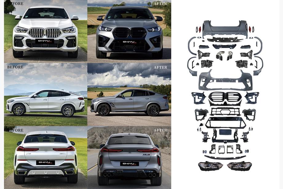BMW X6 G06 2019–2027 Kit carrozzeria facelift per X6M F96 2024 Image