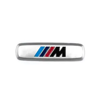 Badge in alluminio per tappetini auto (1 pz)