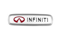 Infiniti Badge in alluminio per tappetini auto (1 pz) foto 1