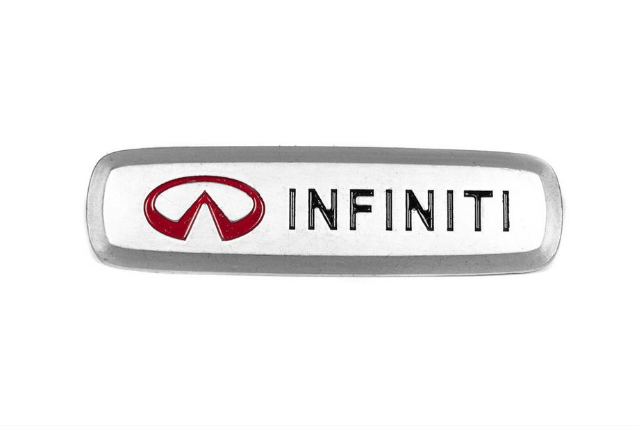 Infiniti Badge in alluminio per tappetini auto (1 pz) Image