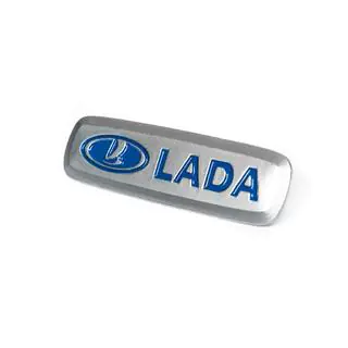 Badge in alluminio per tappetini auto (1 pz) foto 2