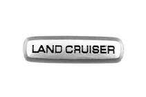 Toyota Land Cruiser Badge in alluminio per tappetini (1pz) foto 1