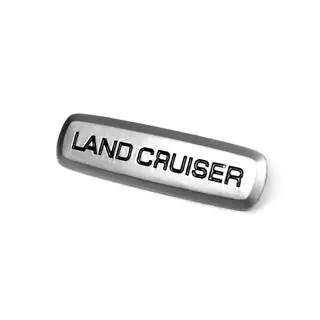 Land Cruiser Badge in alluminio per tappetini (1pz) foto 2