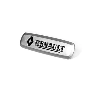 Badge in alluminio per tappetini auto (1 pz) foto 3