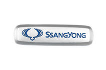 SsangYong Badge in alluminio per tappetini auto (1 pz) foto 1
