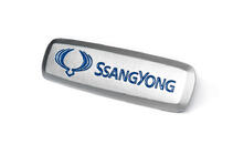 SsangYong Badge in alluminio per tappetini auto (1 pz) foto 2