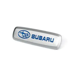 Badge in alluminio per tappetini auto (1 pz) foto 1
