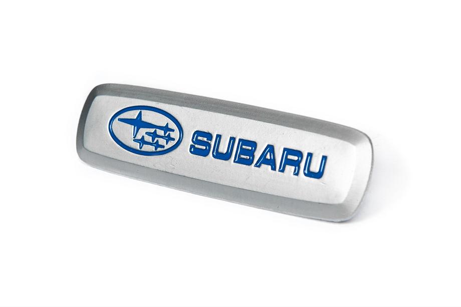 Subaru Badge in alluminio per tappetini auto (1 pz) Foto 1