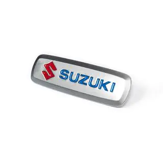 Badge in alluminio per tappetini auto (1 pz) foto 2